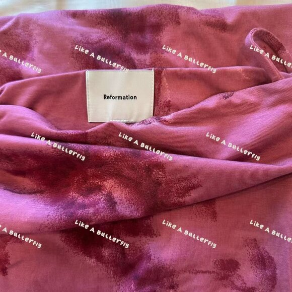 Reformation Elise Knit Dress - Hothouse Rose - Picture 8 of 14